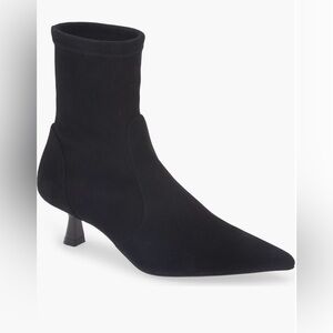 Stuart Weitzman Stuart Supersculpt Pointy Toe Bootie 50